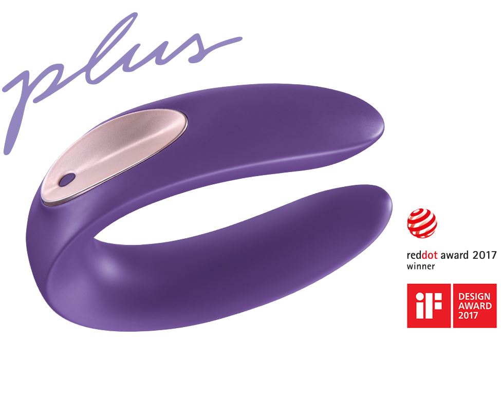Satisfyer Partner Plus Couples Vibrator Purple