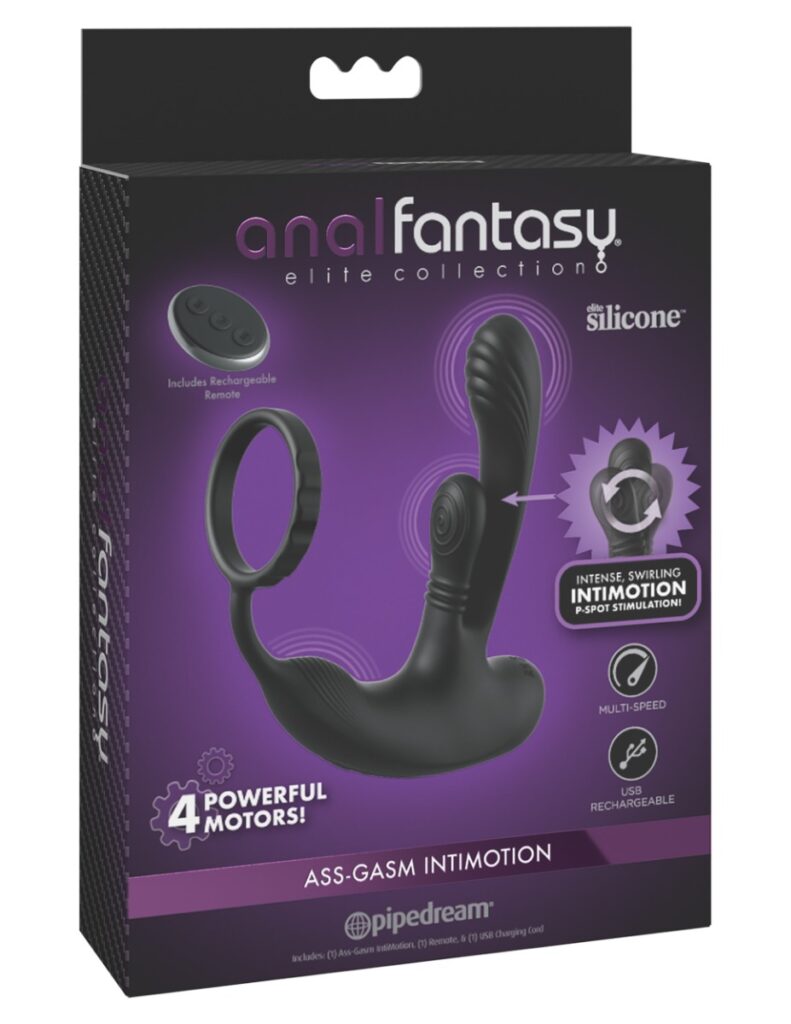 Pipedream Anal Fantasy Elite Ass-Gasm IntiMotion - Black